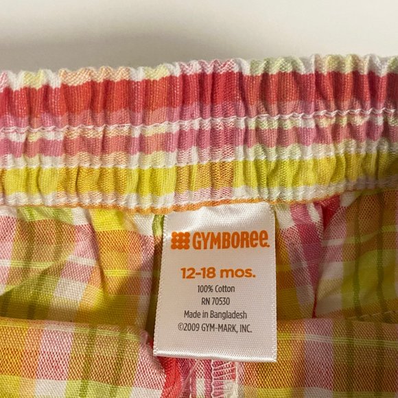 Gymboree Plaid Multicolor Shorts - Picture 3 of 6
